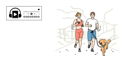 ウォーキングのお供に