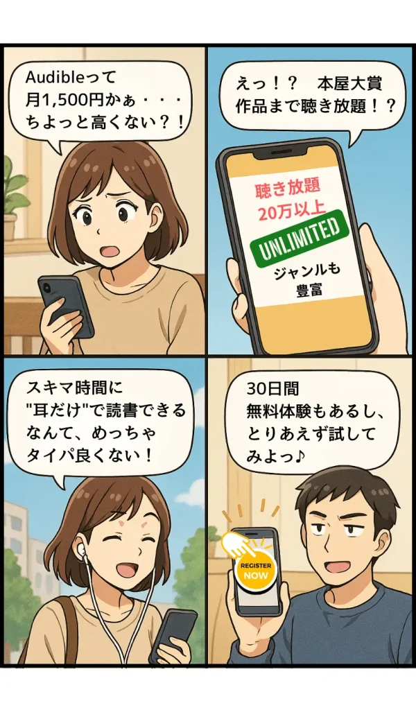 オーディブルって高い！