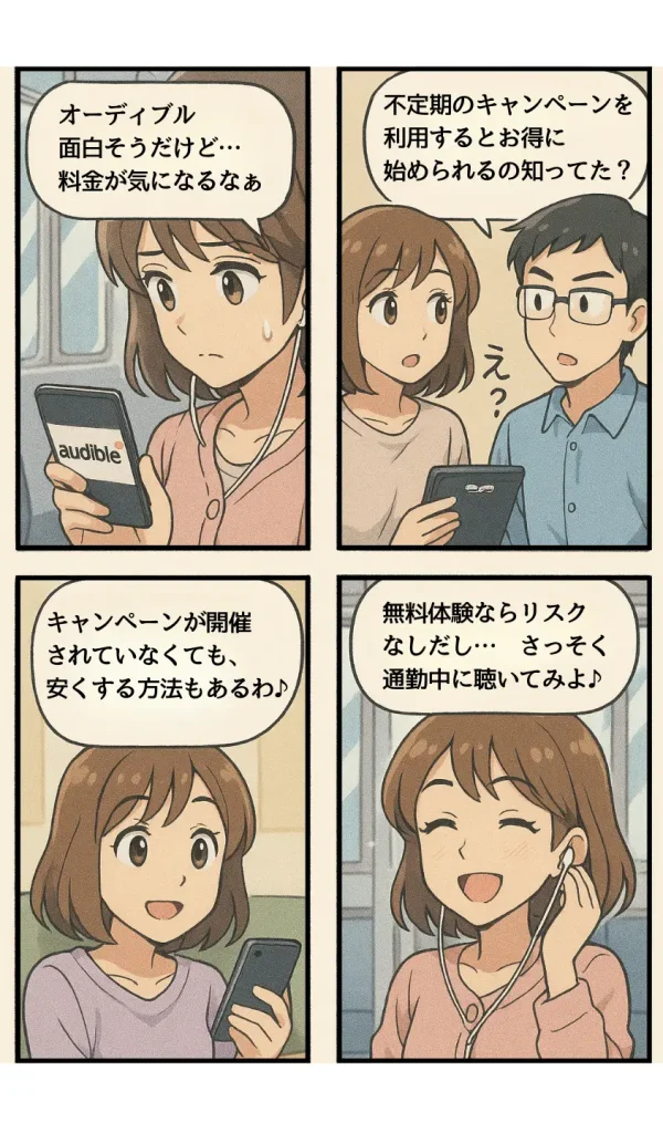 オーディブルの料金