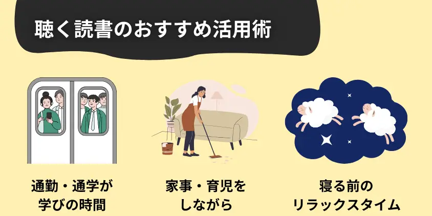 シーン別!Amazon聴く読書のおすすめ活用術